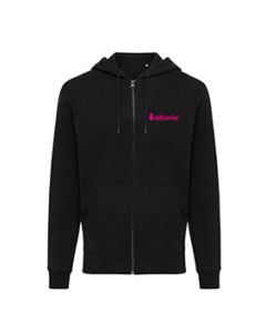 Recycled Cotton Zip Through Hoodie