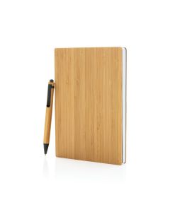 A5 Bamboo Notebook & Pen Set